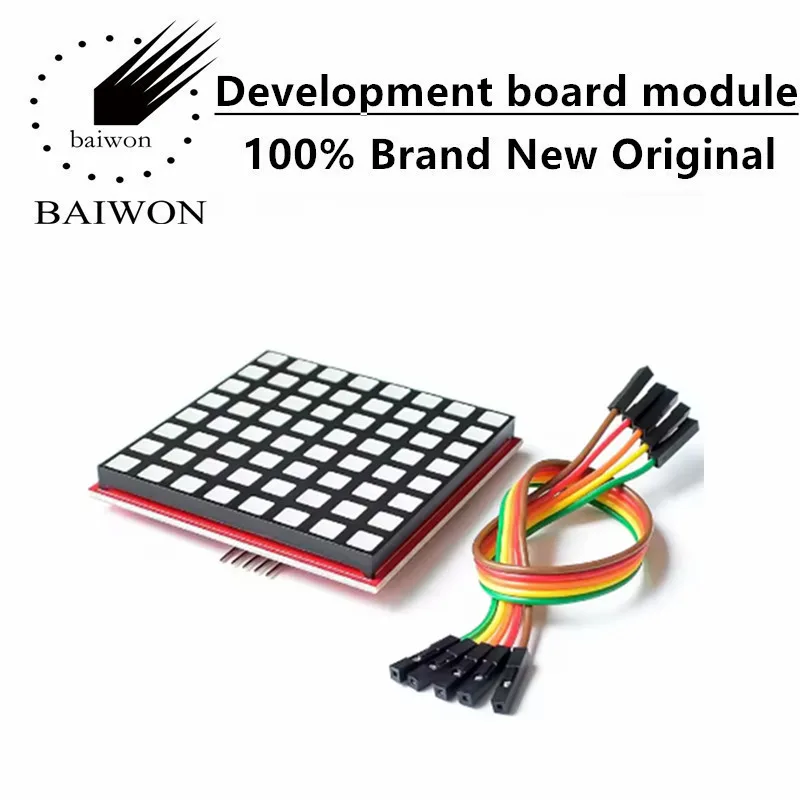 Raspberry Pi 3/2 generation/B type/B+LED full-color dot matrix screen 8 * 8 dot matrix module