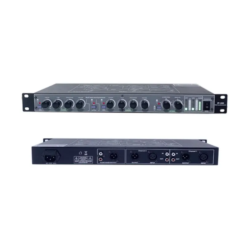 محسن مدفع الجهير متعدد الوظائف عالي ومنخفض للغاية IP300، محفز الصوت، المعادل، تعديل النغمة الأمامية