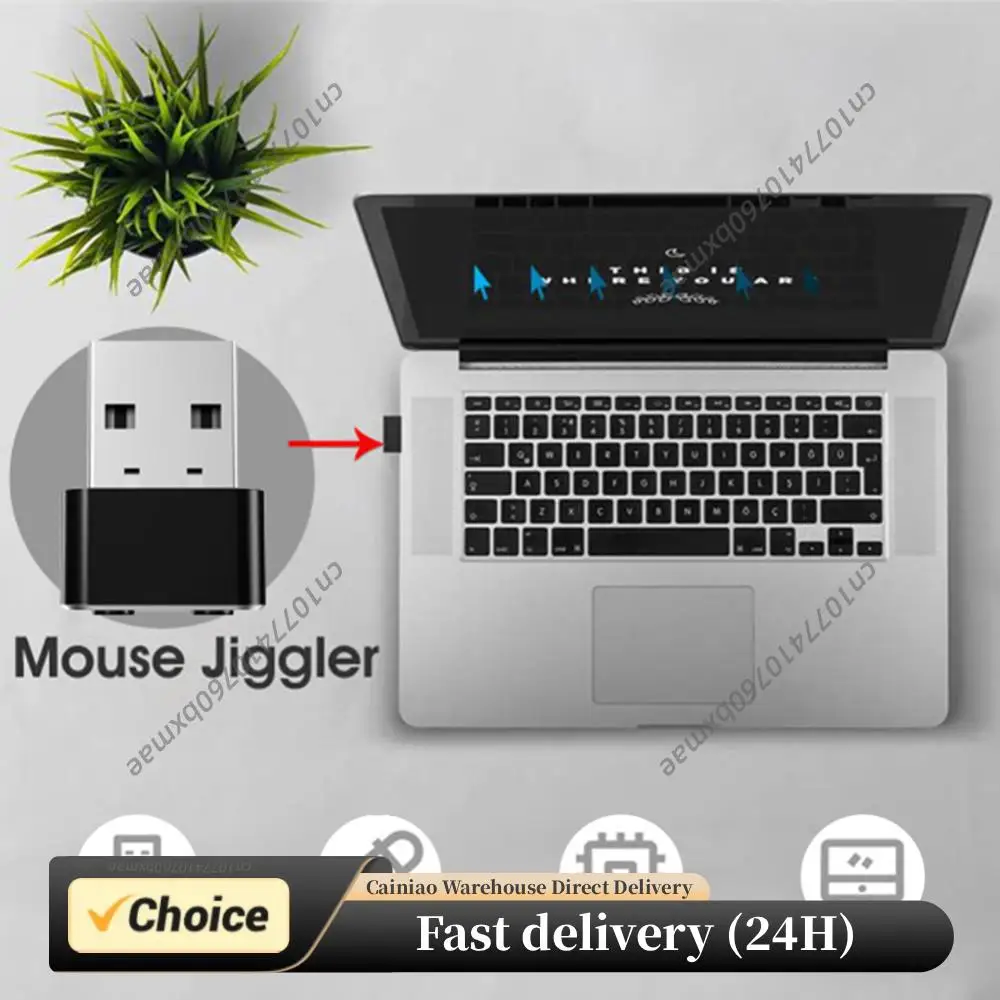 M12 M10 Automatic Mover Cursor Undetectable Mini USB Mouse Jiggler Plug And Play ON/OFF Keeping Computer Awake Simulator Shaker