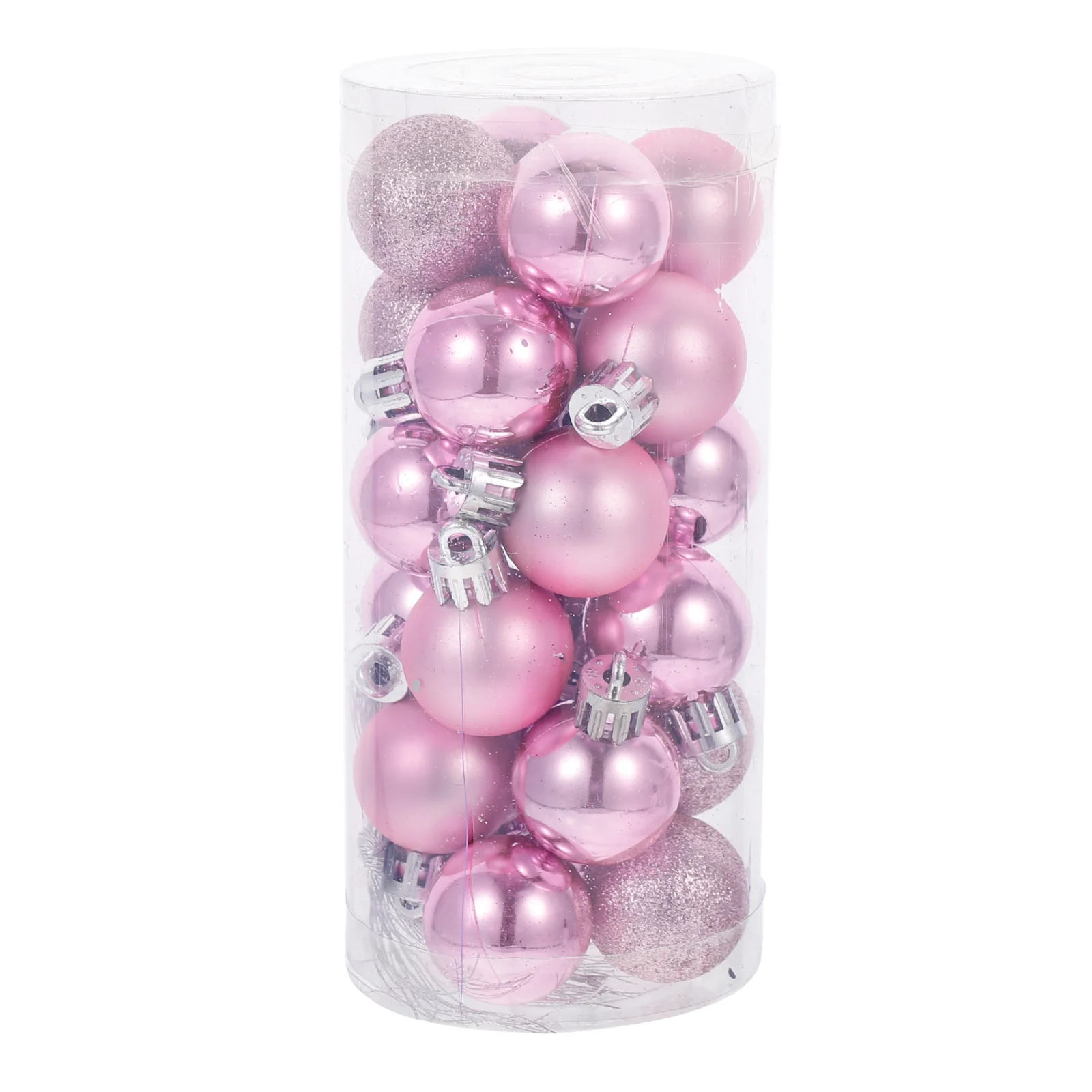 24 Pcs Prom Decorations Holiday Ball Ornament 8cm Decorated Christmas Tree Hanging