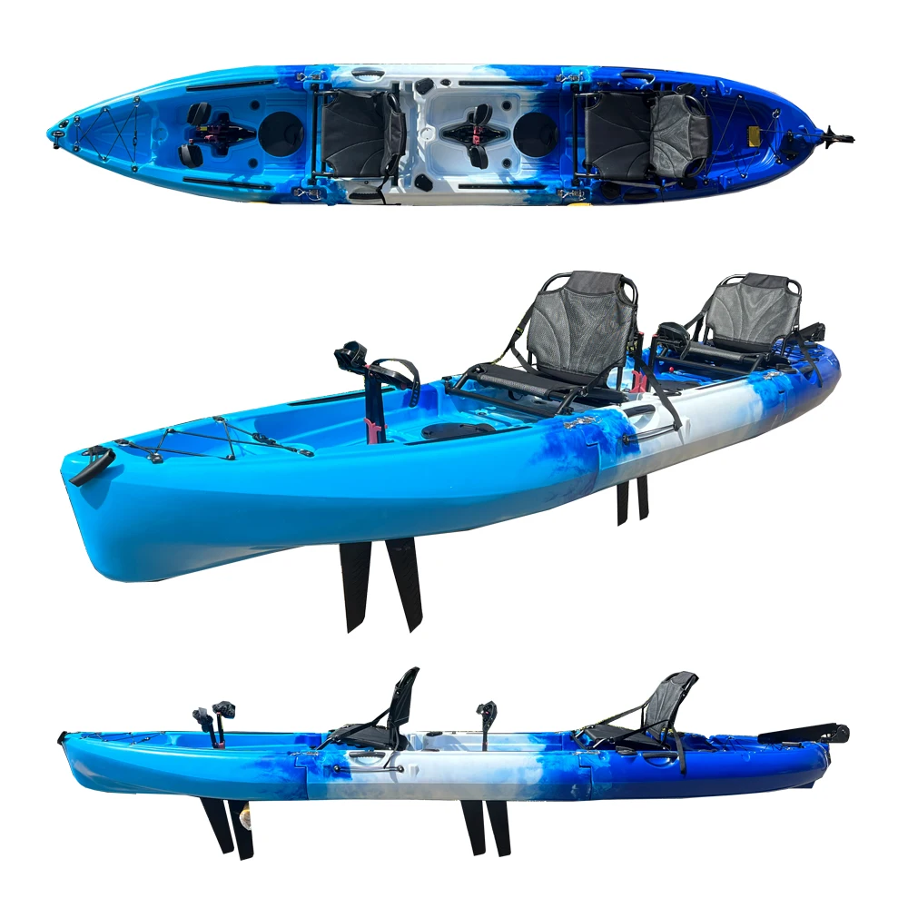 Best Fishing Most Affordable 3 Pc Fishing Folding Pedal Drive kayak With Many Features