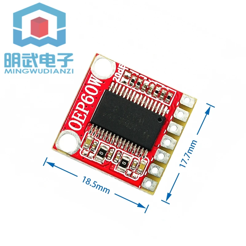 TPA3118 Factory Direct Sales OEP60W Digital Power Amplifier Board Module Mono Class D 12V High Power 45W21W