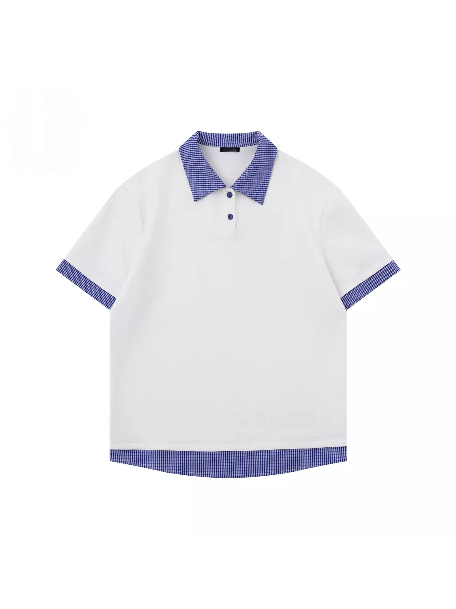 

Новая летняя женская футболка в клетку с широкими рукавами, свободного кроя, из смесового хлопка и полиэстера