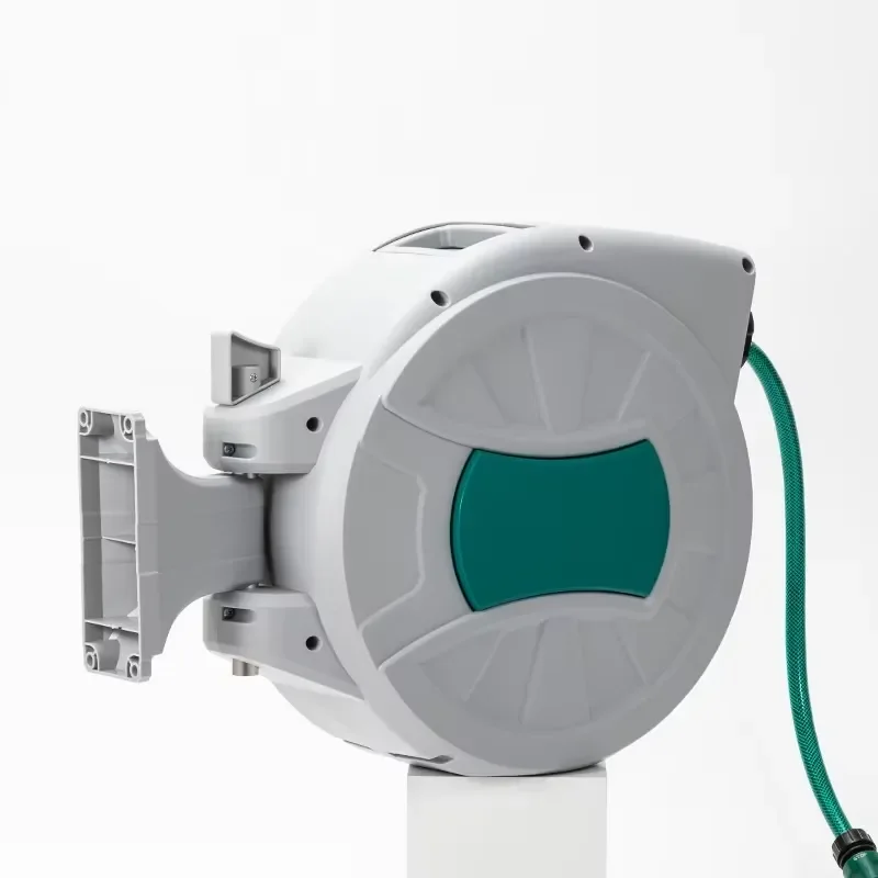 for 30m 100FT Auto Retractable Garden Hose Reel Wall Mounted Water Hose Pipe Reel