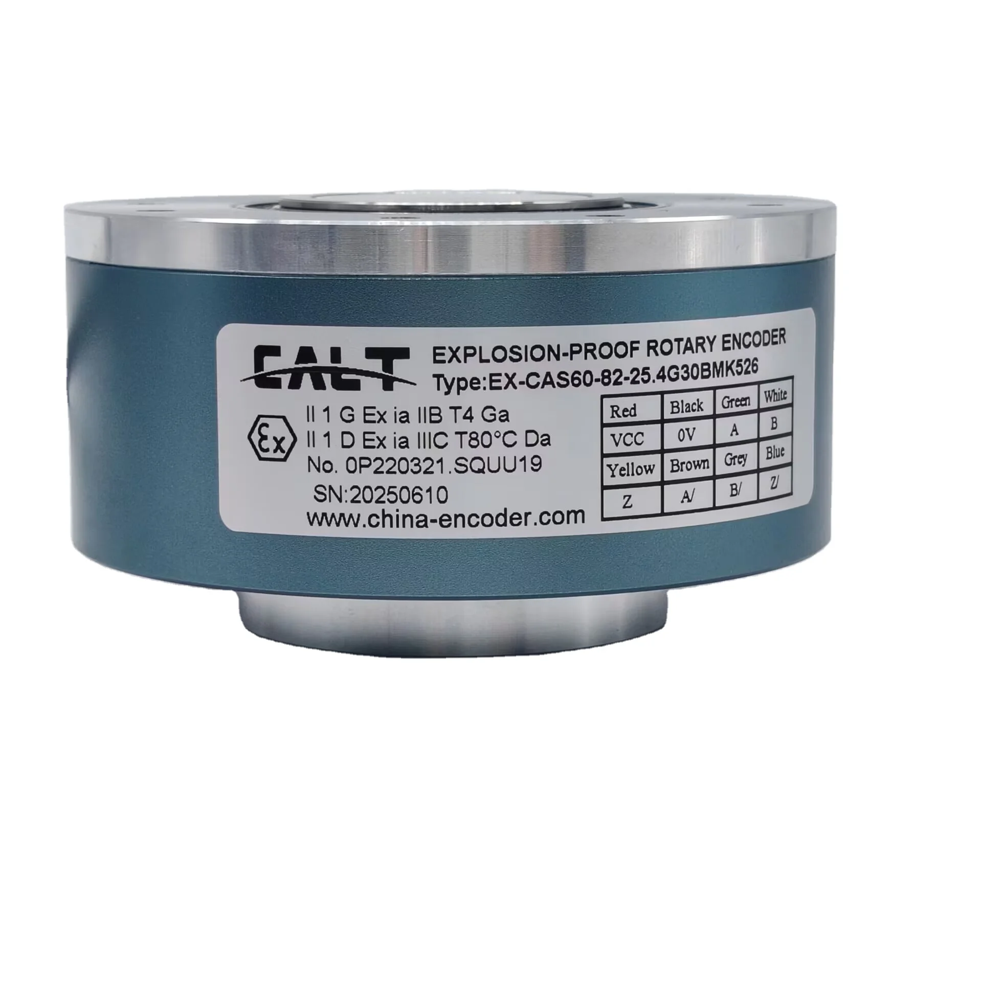 Customizable EXPLOSION-PROOF ROTARY ENCODER CALT EX-CAS60-82-25.4G30BMK526