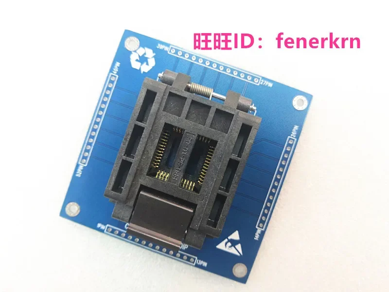 FPQ-52-1.0-05 QFP52/DIP pitch1.0mm IC testing seat Test Socket test bench