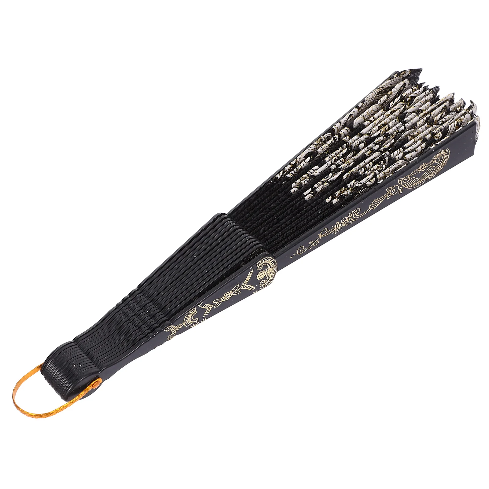 

Bulk Folding Fans Chinese Style Printed Pattern Handheld Fan for Party Wedding Event Favor Vintage Elegant Accessory Fan