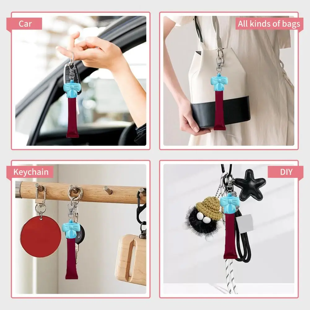 Lipstick Keychain Lipstick Cap for Summer Fridays Keychain Lipstick Cap Holder Quick Switch Lip Gloss Tube for Backpack