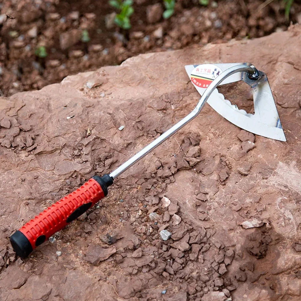 

Manganese Steel H Hoe for Digging Loosing Soil Weeding Durable Hardness Gardening Tools Hoes Agricultural Uprooting Shovel