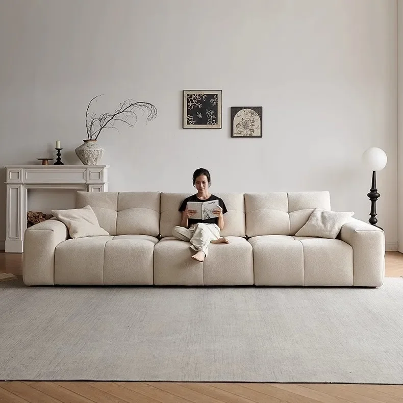 Pixel sofa removable backrest chenille fabric monte toast fabric sofa