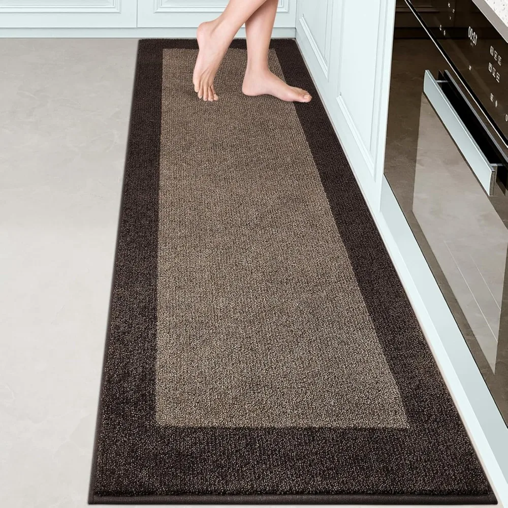 

24x84 Inch Machine Washable Kitchen Rug, Non-Slip Floor Mat, Absorbent Runner for Home Entrances and Bathrooms