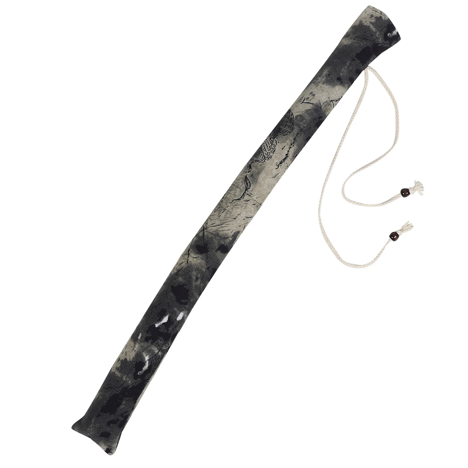 

Portable Bag Lightweight Chinese Flute Pouch Ink Wash Design For Scratch Protection Travel Outdoor Performance Storage