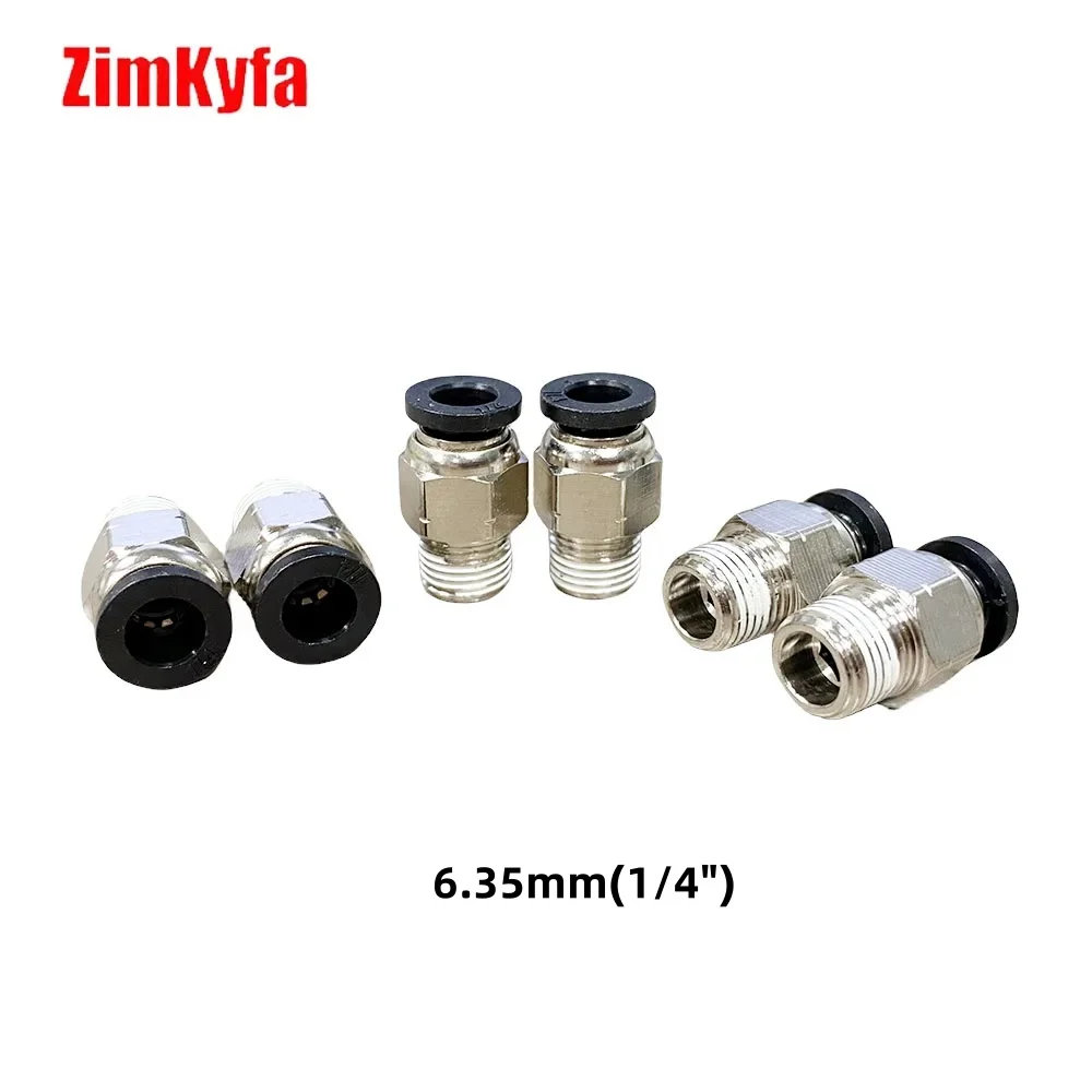 CO2-Regler Kupplung gerade Mikro leitung Schlauch anschluss anzug für 4mm(1/4 ") 5/32mm(1/4")8mm(1/8 ") od Rohr mit 1/8npt Gewinde