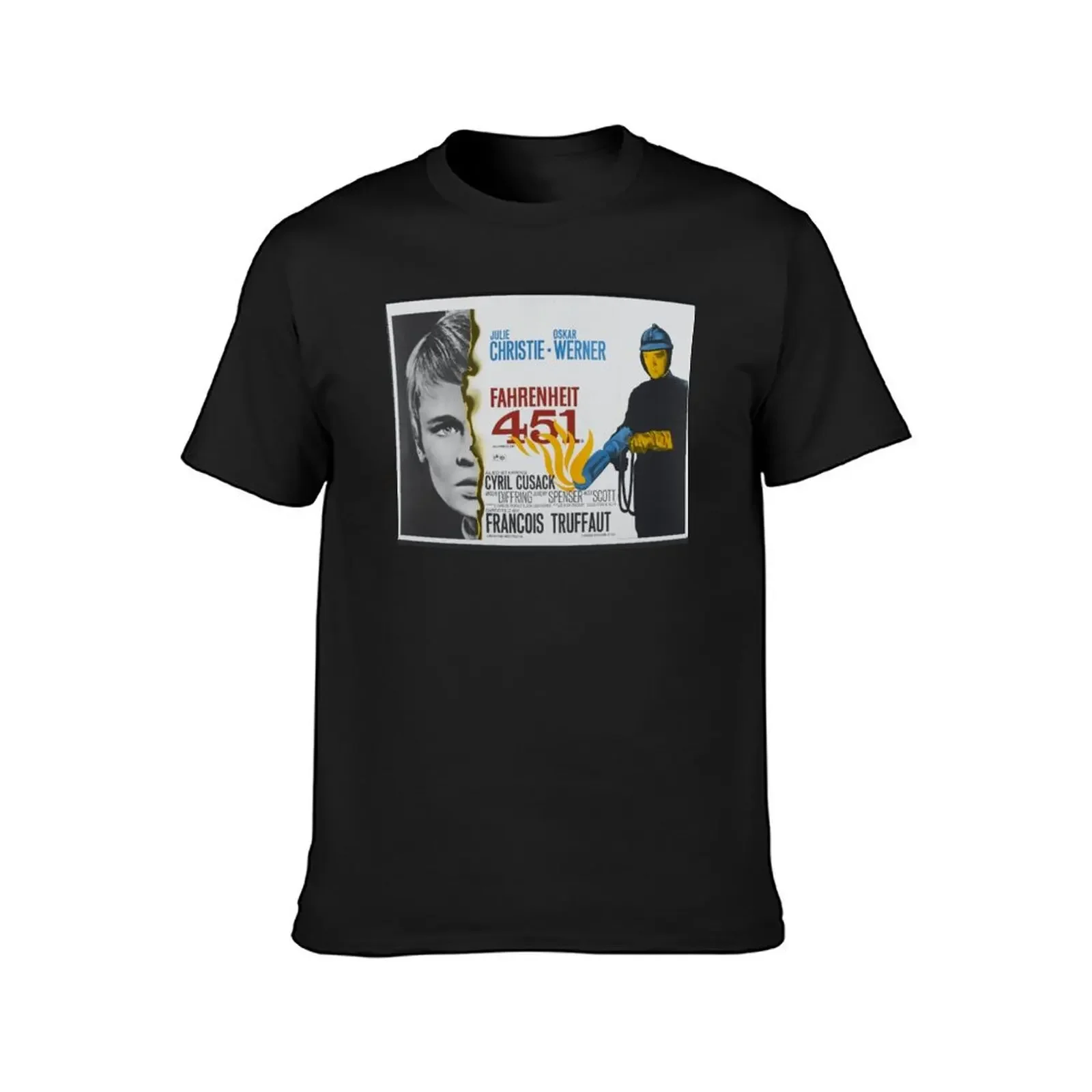 Fahrenheit 451 vintage T-Shirt rapper graphic tees cute clothes mens graphic t-shirts funny