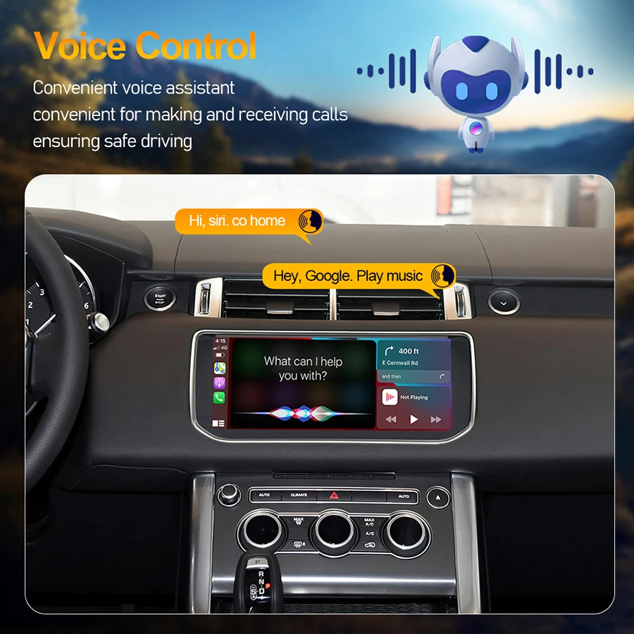 

Мультимедийный плеер Android с экраном 10,25 дюйма для Land Rover Range Rover Sport 2014-2017, навигация, автомобильное радио, беспроводная стереосистема Carplay