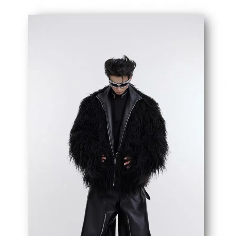 CultureE Autumn Winter Small Crowd Anti Sable Thickened Coat Light Solid Medium Ancient Wave Pattern Long Fur Leather