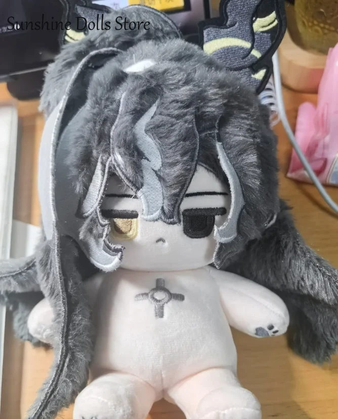 Anime Arknights Wang Attributes Handsome Boy Doll Change Clothes Skeleton Body Toys Plush Figures Plushie Xmas Gift