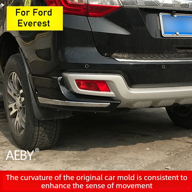 

For Ford Everest 2015-2021 Rear bumper corner trim ABS scratch-resistant,bumper wraparound,Anti-scratch,Car accessories