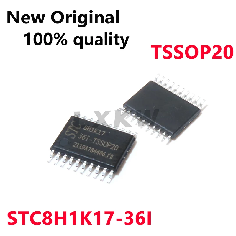 10-100/PCS New Original 8H1K17 STC8H1K17 STC8H1K17-36I-TSSOP20 TSSOP20 Single-chip microcomputer In Stock