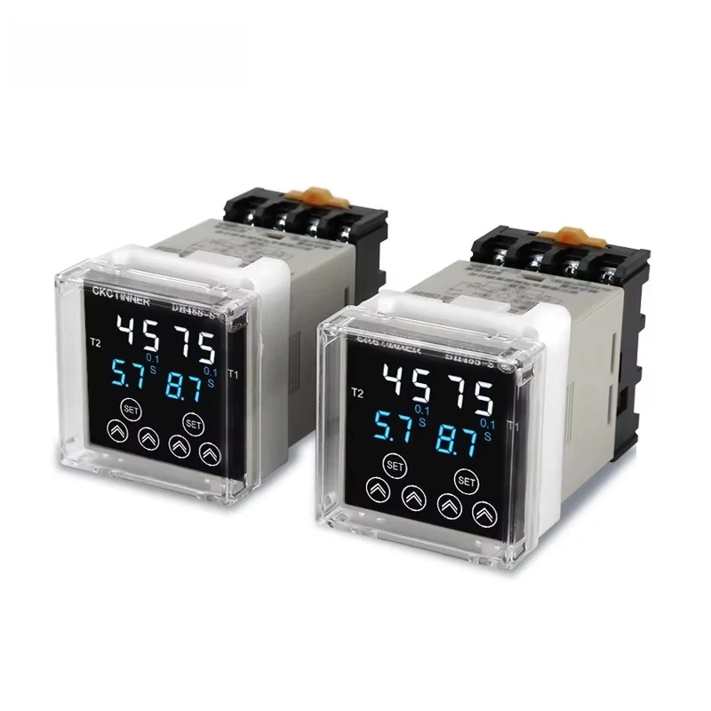 New Digital Display Time Relay DH48S-S Power-on Infinite Cycle Delay Intelligent Relay 220V 24V