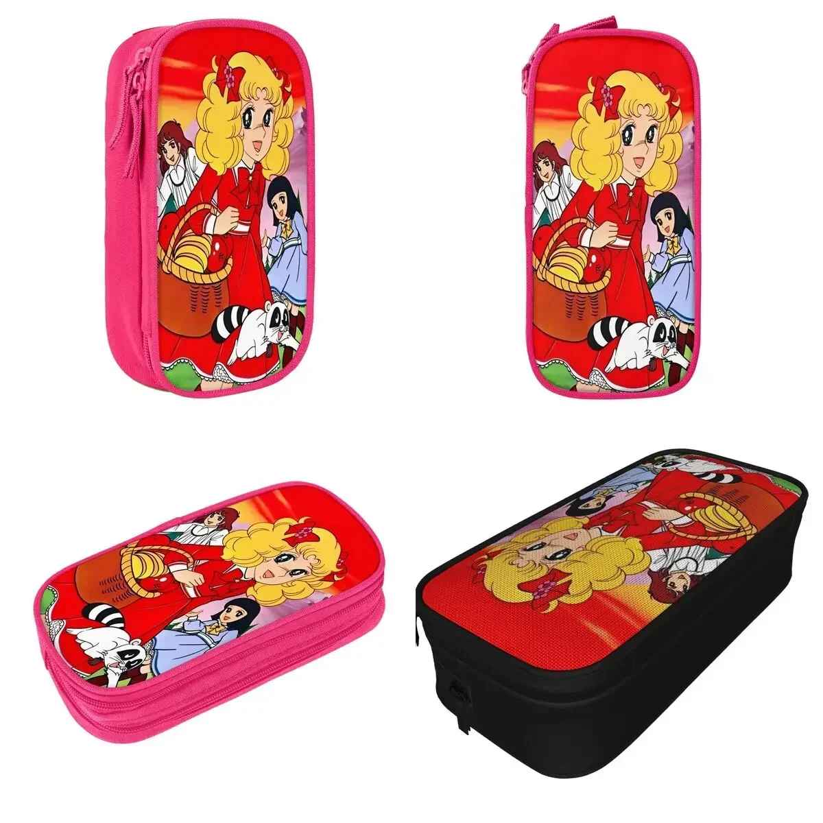 

Candy Candy Cartoon Pencil Cases Fashion Anime Pen Holder Bag for Student Big Capacity School Supplies Gift Pencilcases