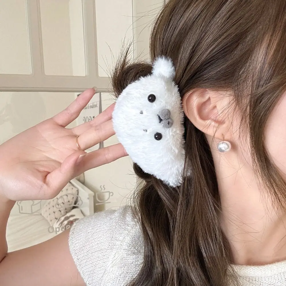 

Personalized Animals Little Seal Hair Claw Hairpin Cute Hair Clip Headdress White Large Shark Clip Daily
