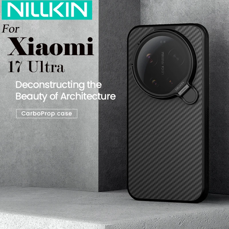 

Nillkin for Xiaomi 17 Ultra Mi 17Ultra Magnetic Flip Cover Camera Stand Phone Case Lens Protective Back Cover