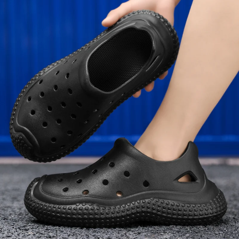 Nowe sandały plażowe unisex EVA damskie Hollow buty ogrodowe designerskie kapcie z dziurami buty sportowe buty do wody kapcie kapcie męskie