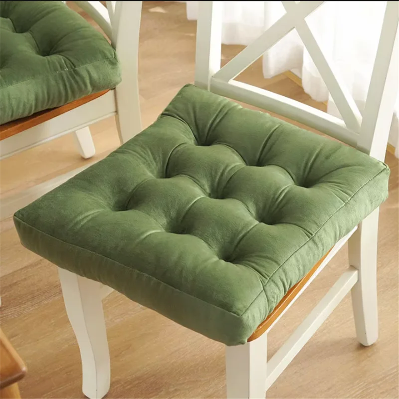 Comfortable Living Room Dining Chair Anti-slip Mat Four-season Universal Plush Seat Pad Office Sedentary Computer Chair Cushion