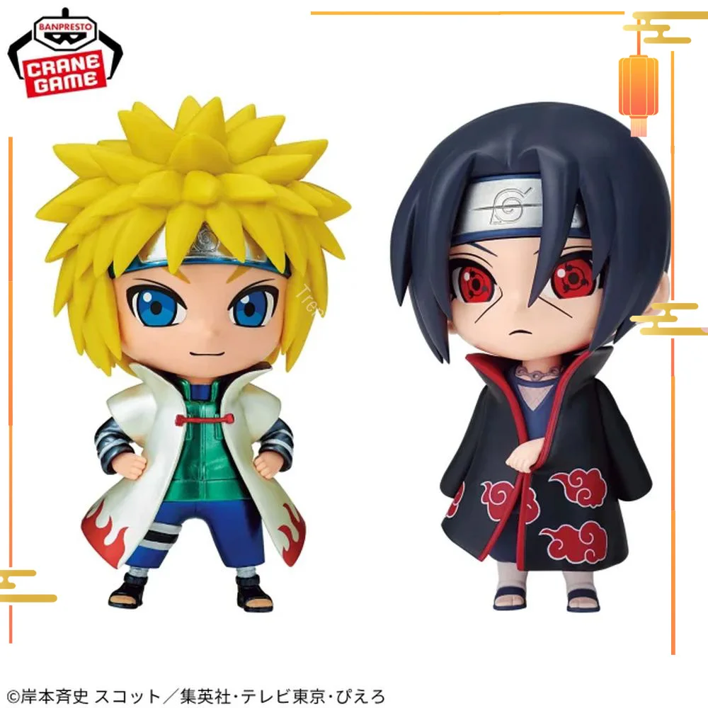 Оригинальный репитер BANPRESTO Наруто Шиппуден Учиха Итачи Намикадзе Минато фигурка аниме модель игрушка в штучной упаковке Коллекционная