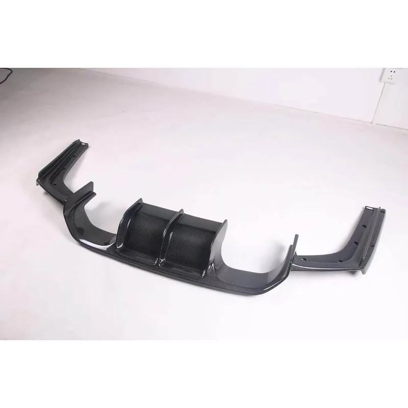 Genuine Carbon Fiber Lightweight Bolt-On Rear Diffuser Glossy Black UV Treated For F80 M3 F82 M4 2014-2020