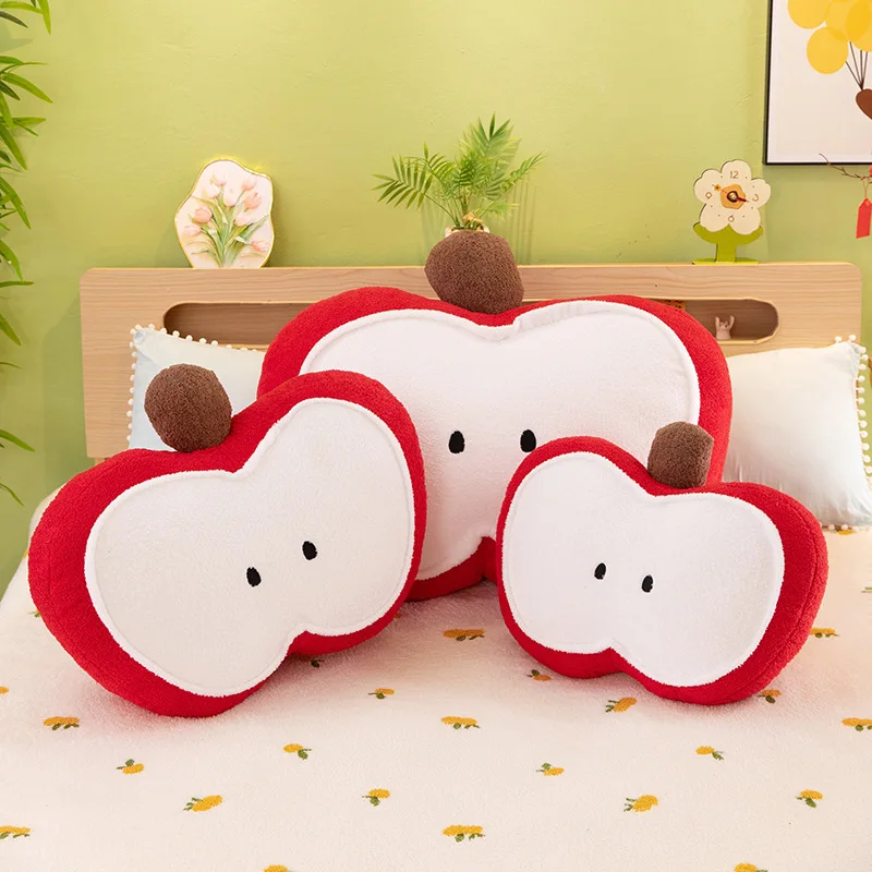 

Cute Kawaii Plush Toy Stuffed Doll Apple Plushie Kids Birthday Gift Pillow Cushion for Sleeping Stuffed Animal Plush Doll
