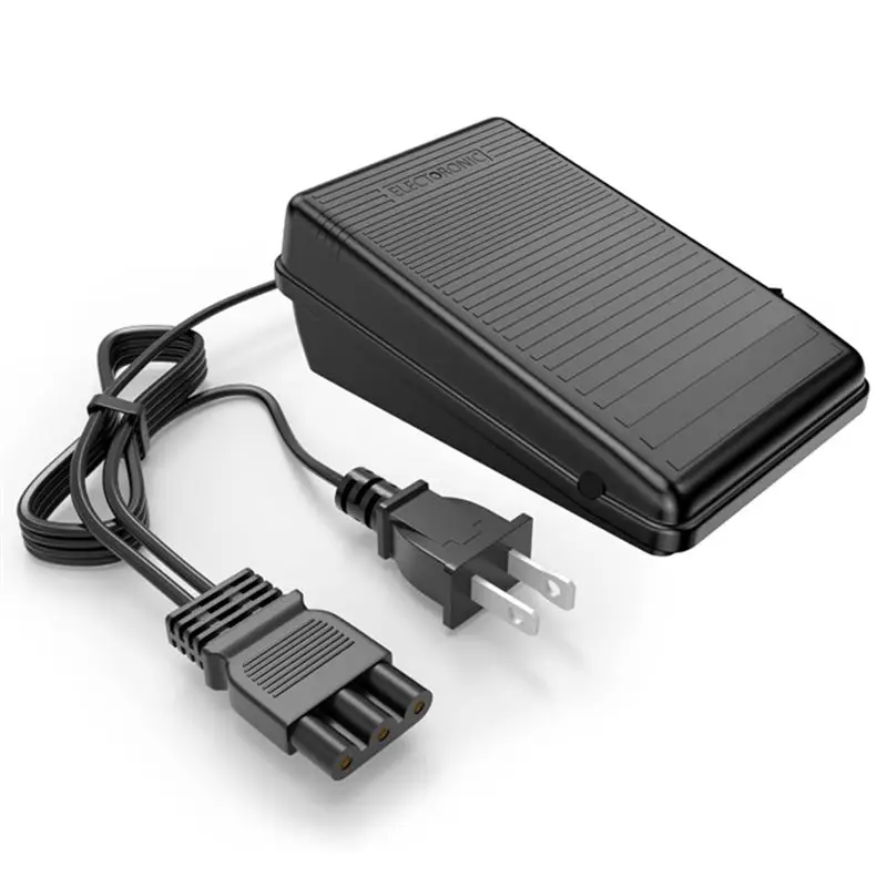 ABWR-Foot Pedal Power Cord Replacement For Janome Sewing Machine For Janome 033770217 Hd1000 Hd3000 128 2212 7318 Us Plug