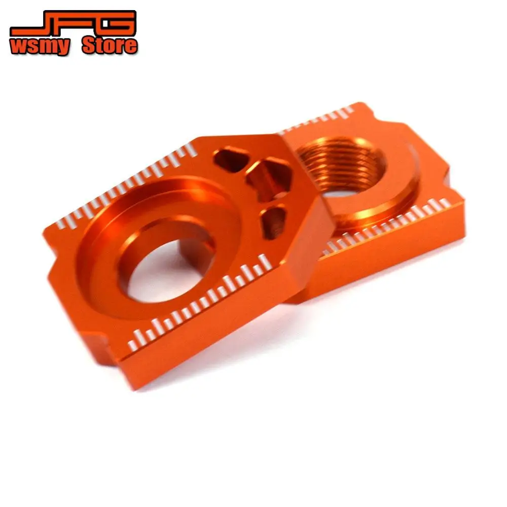 عجلة المحور الجوز Cocers قطع غيار الدراجات النارية باستخدام الحاسب الآلي الخلفية سلسلة الضابط المحور كتلة ل KTM SX SXF XCFW EXC EXCF 125 150 200 250-450 500 #5