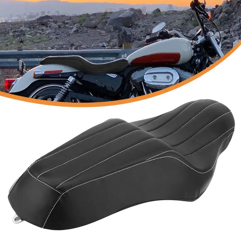

Подушка для сиденья мотоцикла One Piece Saddle Cushion, переднее и заднее сиденья для водителя и пассажира, для Harley Sportster 883 Iron XL1200 2004-2015
