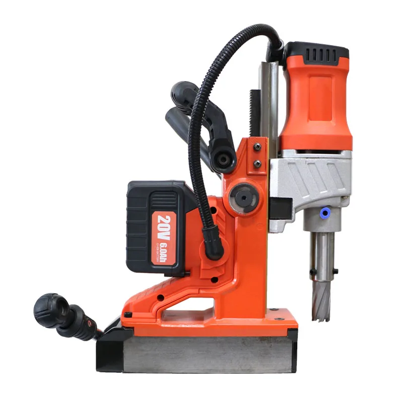Portable Lithium Battery Magnetic Drill Industrial Grade High Power Drilling Rig Tool