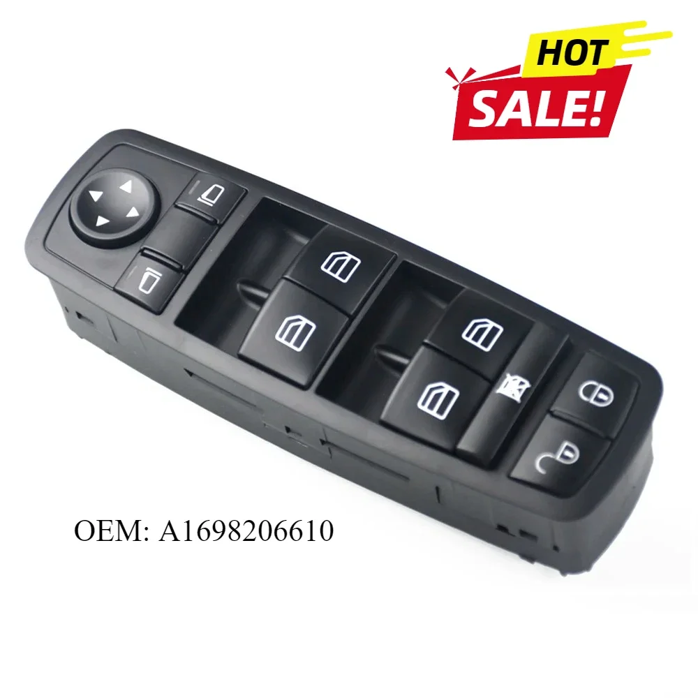 

Electric Power Window Master Switch For Mercedes Benz B-Class W245 A-Class W169 2005 2006 2007 2008 2009 A1698206610