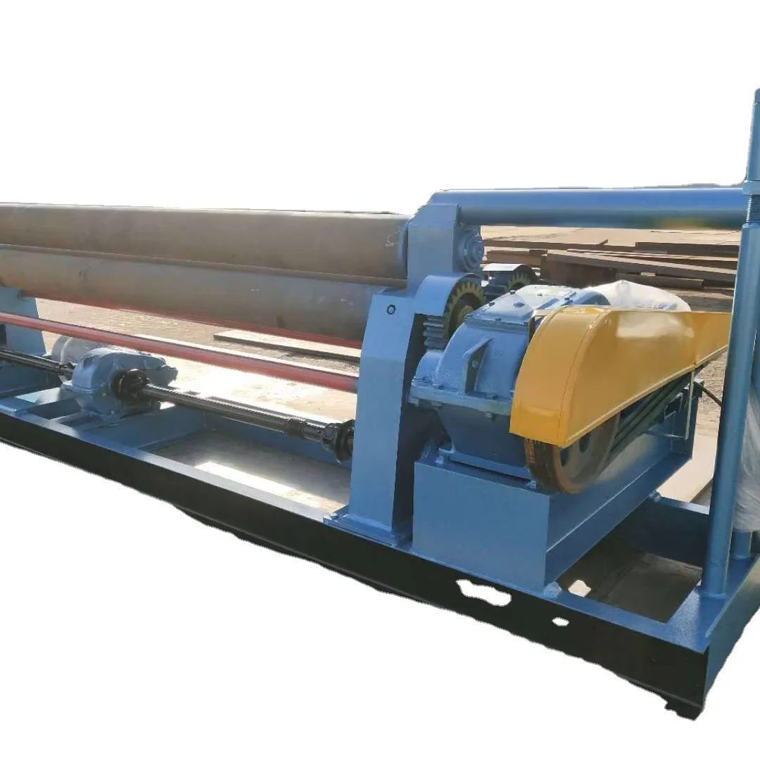 Automatic Plate Rolling Machine Hydraulic Double Roller Customized Pipe Manufacturing Pipeline Construction Large Sheet Bending