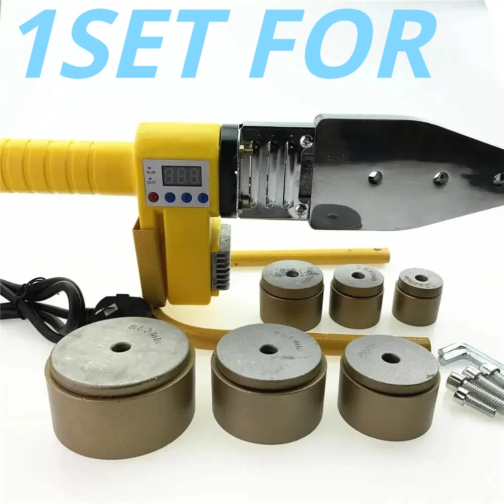 1SET FOR Electronic Digital Display Water Pipe Joint PPR Fuser Mold Quick Connect Heat Container Welding Fuser Machine