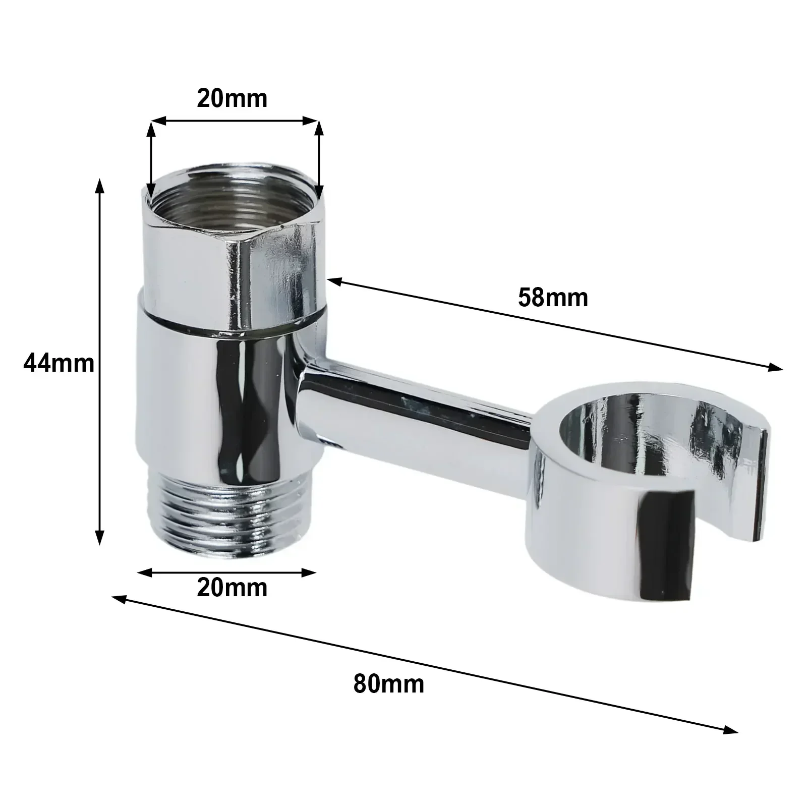 Brand New Shower Holder Shower Heads 1/2 Inch(DN15) 1pcs 360 Degrees 360° Rotateable Brass For Shower Head No Punchl