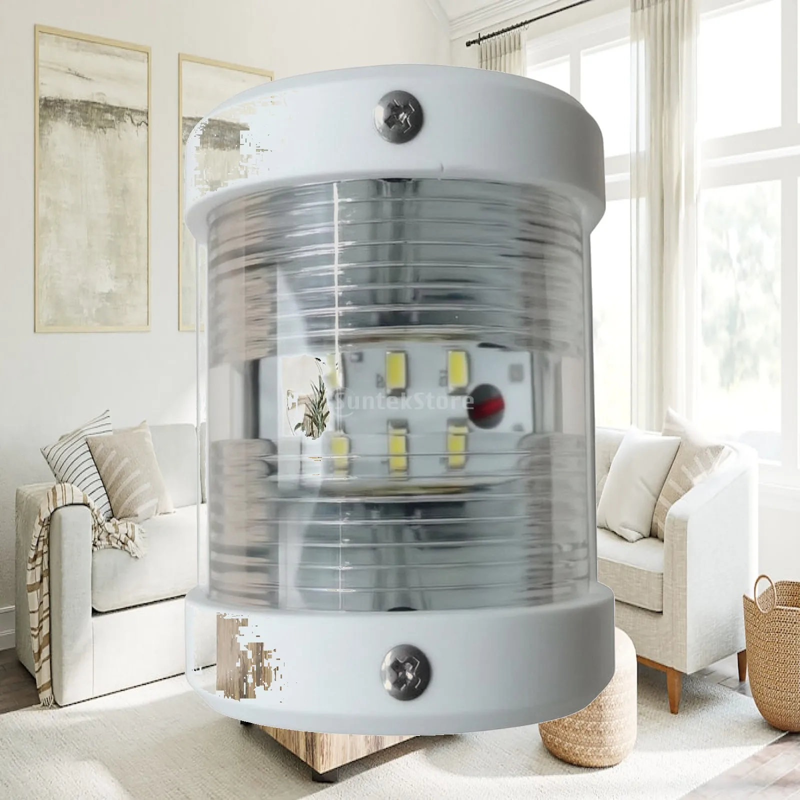 Marine Navigation Indicator Light Compact LED Marine Navigation Light Waterproof Long-Lasting for Yacht Lighting