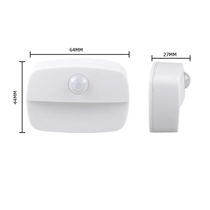 LED Night Light Motion Sensor Cabinet Light Wireless Closet LED Lamp PIR LED Nightlight Wardrobe Lighting Bedroom Bedside Lamp