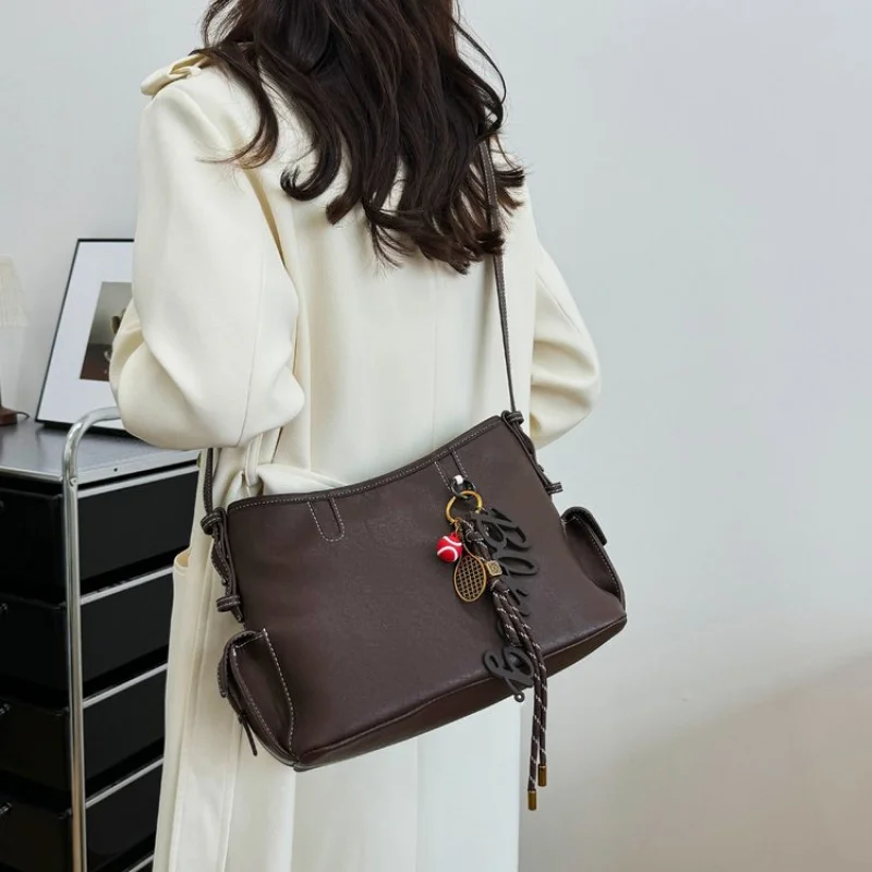 

women pu leather quilted backpack small capacity multi pocket 2025 spring daily commute school travel bag