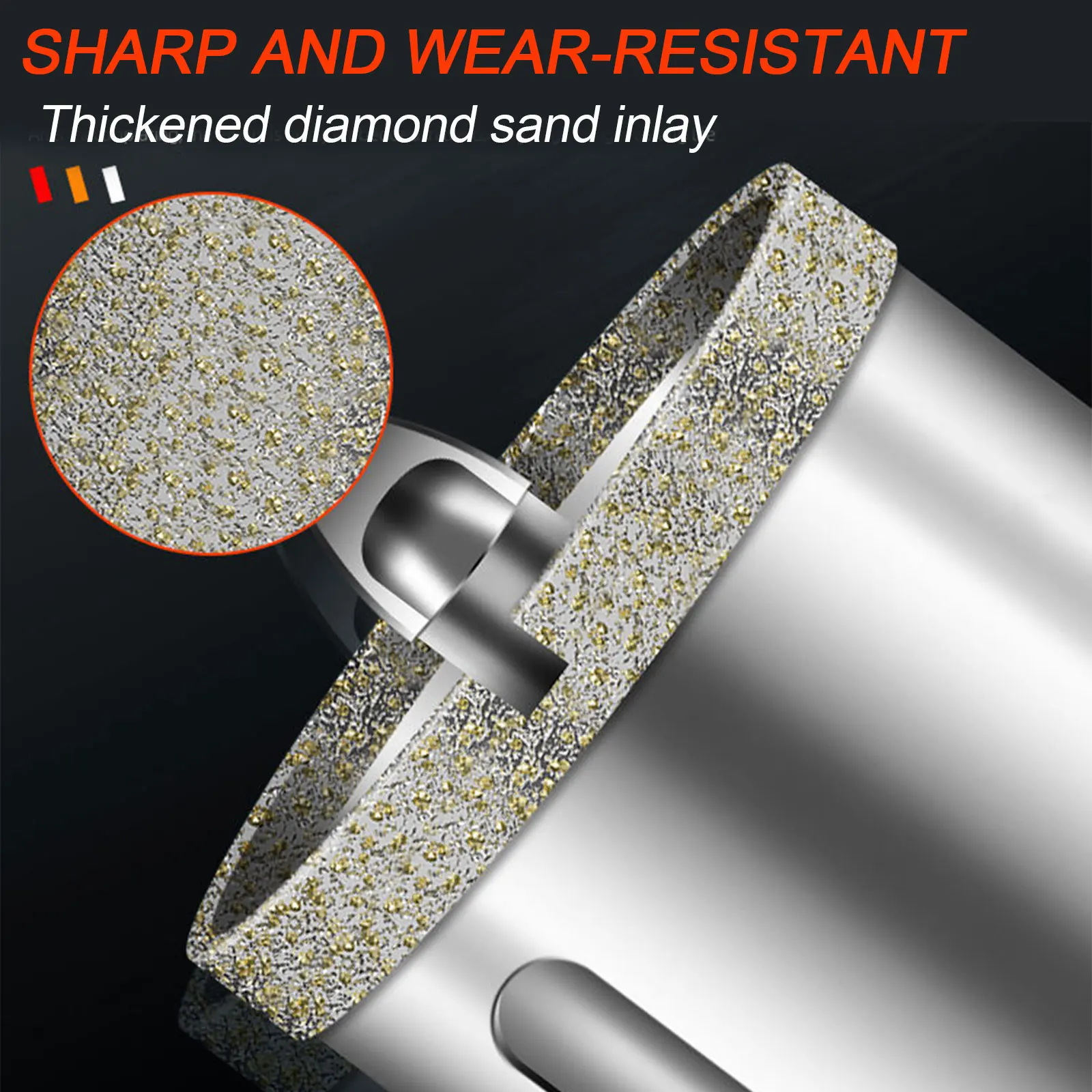 Diamond Coated Center Drill Bits Hole Saw Cup Saw Easy to Locate Stood Kit Tools Tile Marble Glass Power Tool Accessories