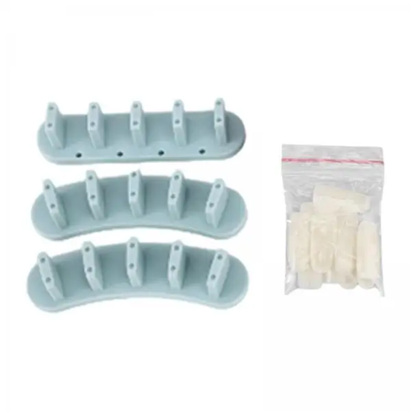 Nail Practice Stand Acrylic Display Holder Reusable Training Tool Nail Art Stand for Home Salon DIY Nail Designs