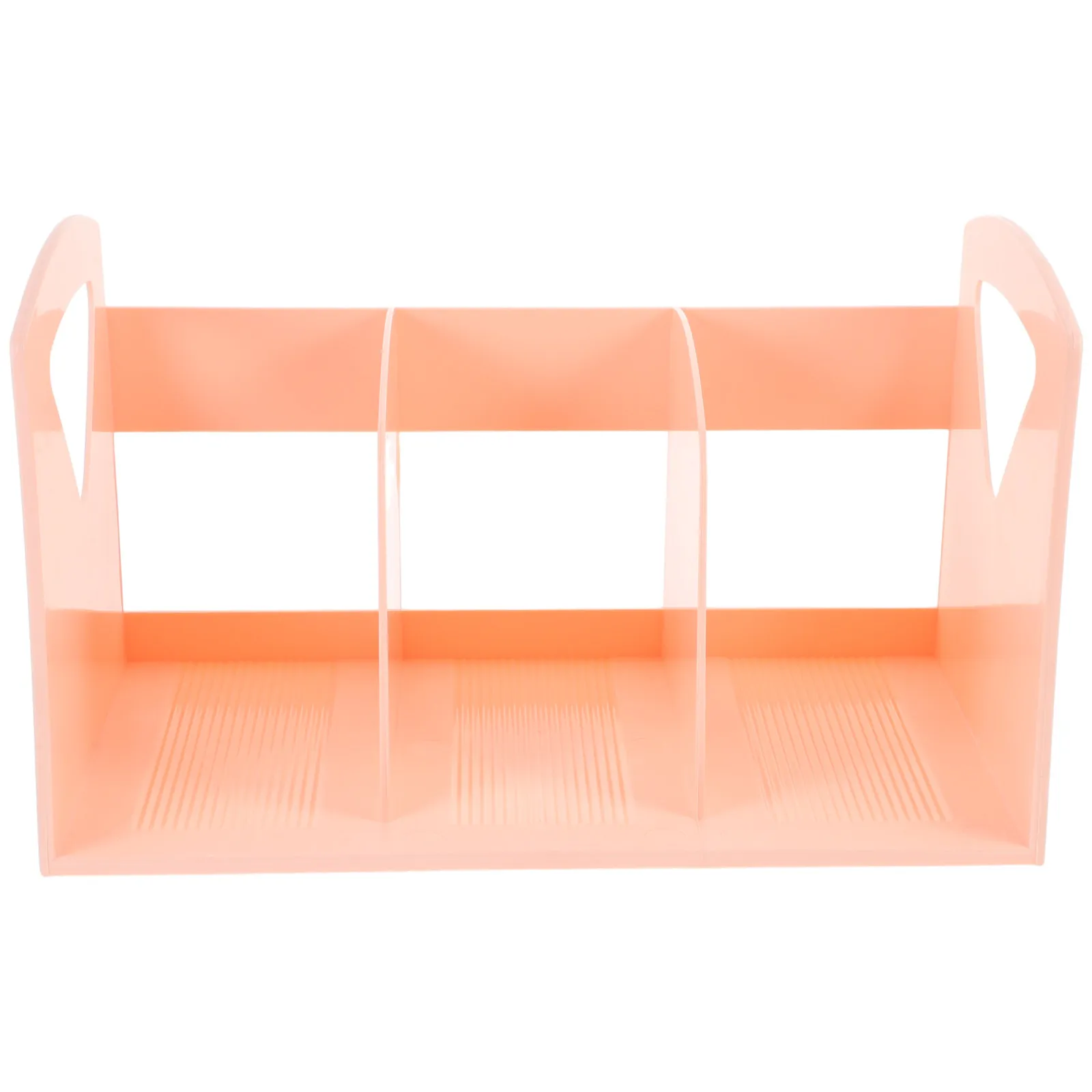 

Premium Desktop Organizer Book Rack with 3-Tier Large Capacity Smooth Surface Sturdy Portable File Storage Shelf for Office Home