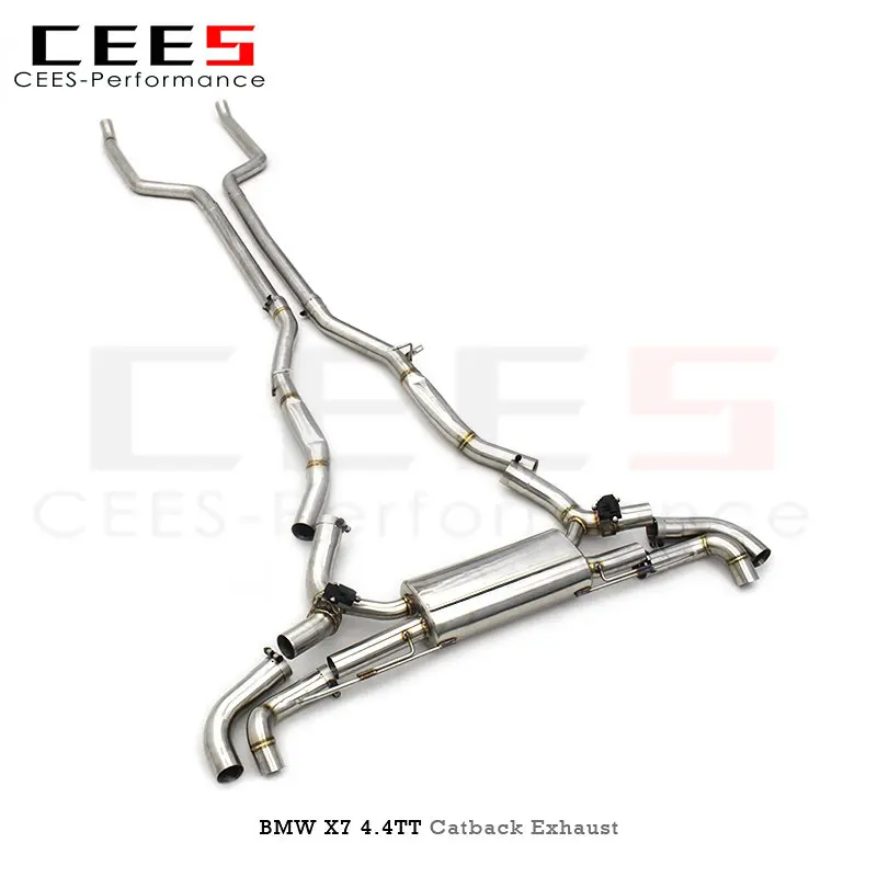 

CEES Catback Exhaust Muffler for BMW X7 4.4TT 2019-2022 Tuning Stainless Steel High Performance Escape Catback Exhaust System