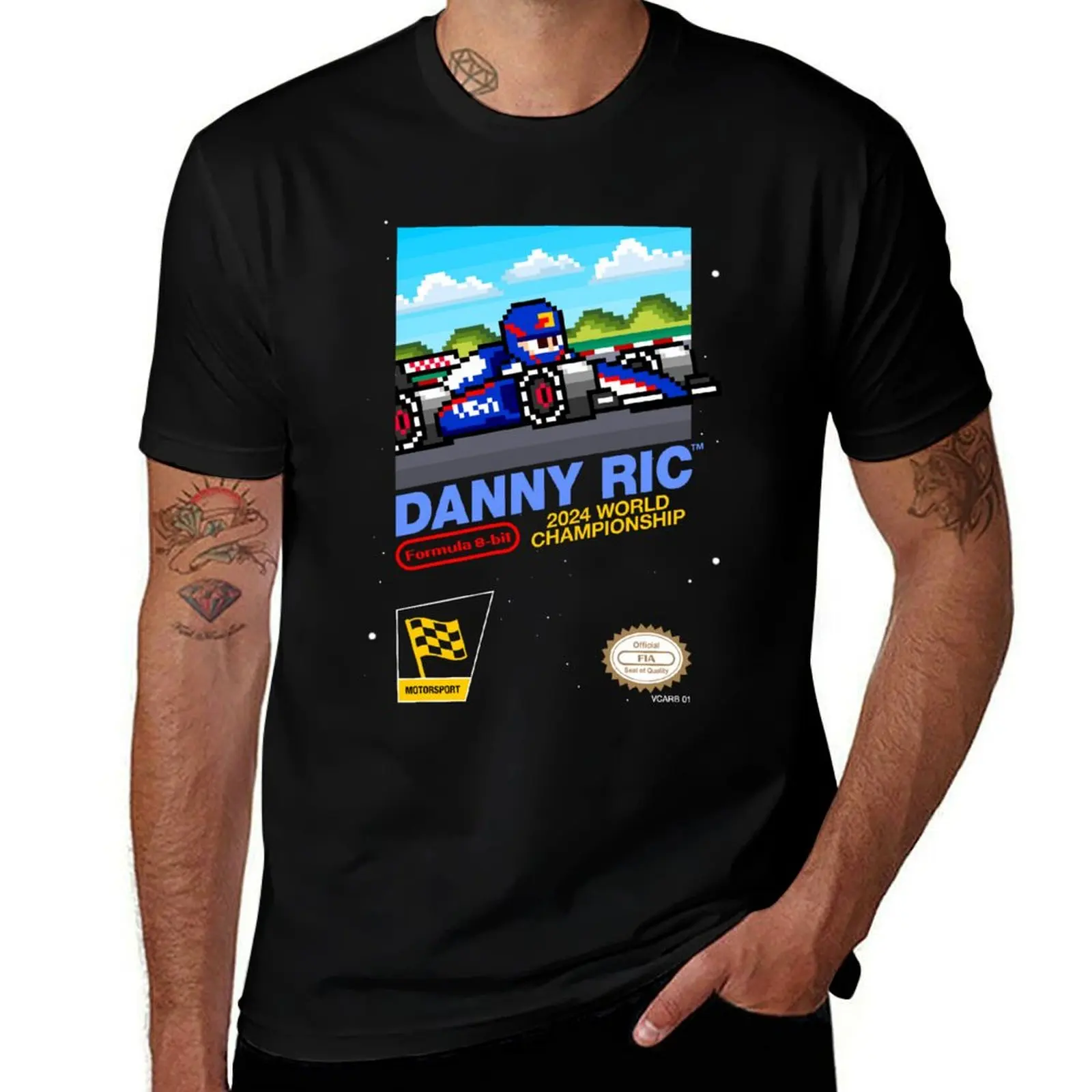 

Daniel Ricciardo 2024 Formula 1 F1 Videogame T-Shirt oversized affliction shirts men clothing