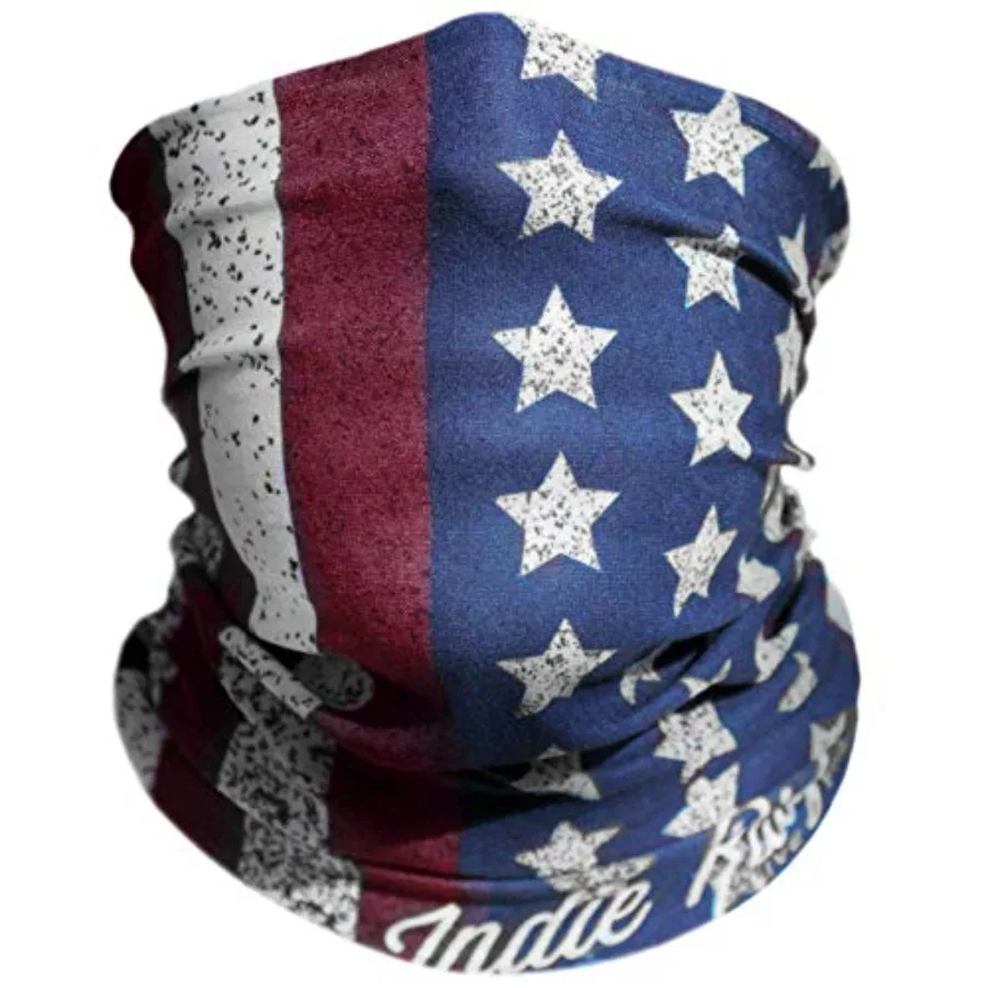 

American Flag Outdoor Motorcycle Mask "Old Glory" By - Ski Snowboard Mask Microfiber Multifunctional Seamless Headwear