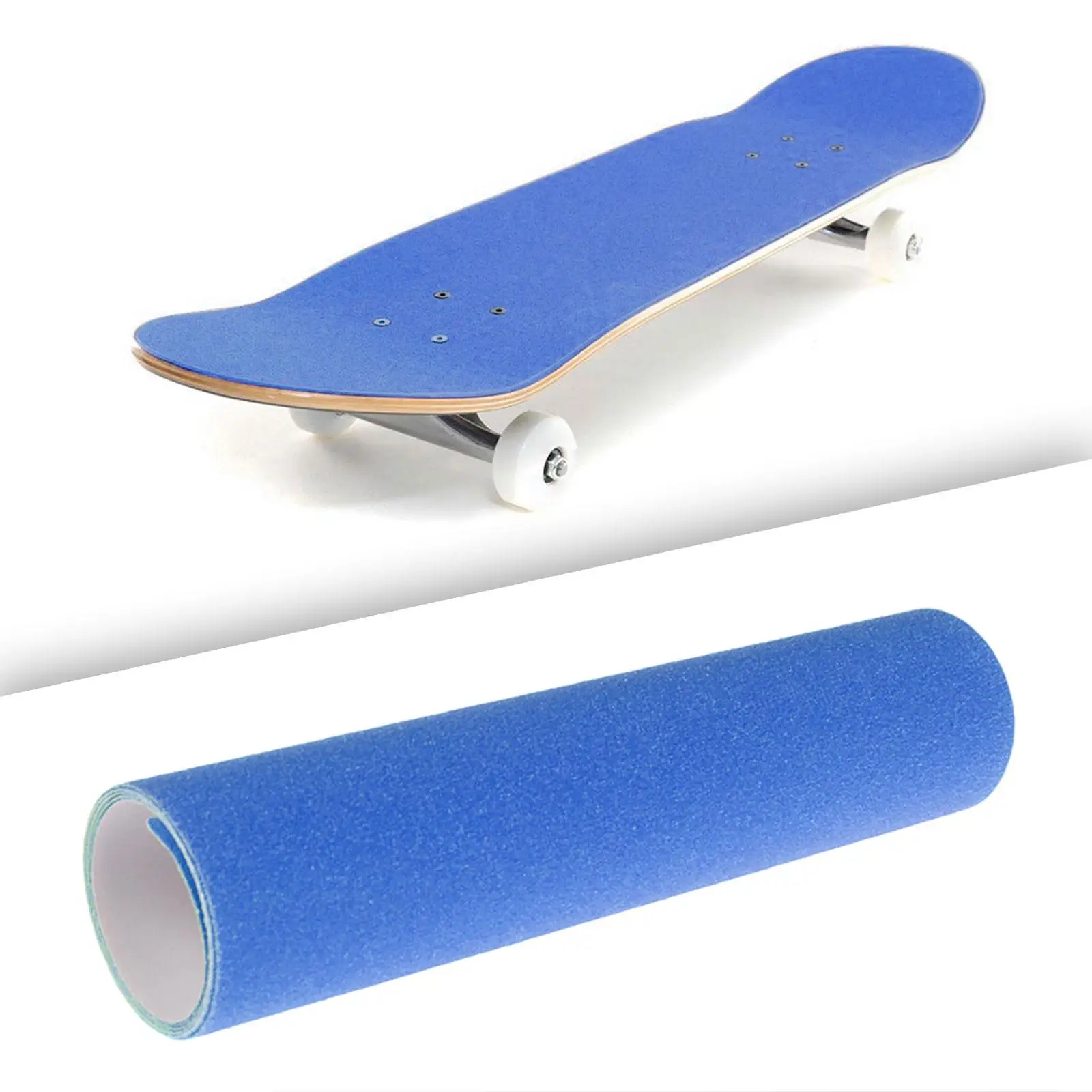 2xSkateboard Grip Tape Sheet DIY Longboard Grip Tape for Pedal Stairs